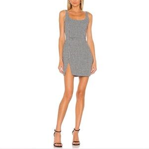 Black and White Checkered Women's Dress - Amanda Uprichard S